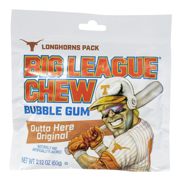 CANDY BIG LEAGUE 15 x 60 GR CHEW OUTTA HERE ORIGINAL LONGHORN