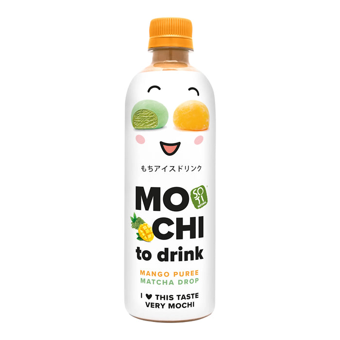 BEVER SOTI NATURAL 500 ML MOCHI TO DRINK MANGO MATCHA | 24 x 500ml