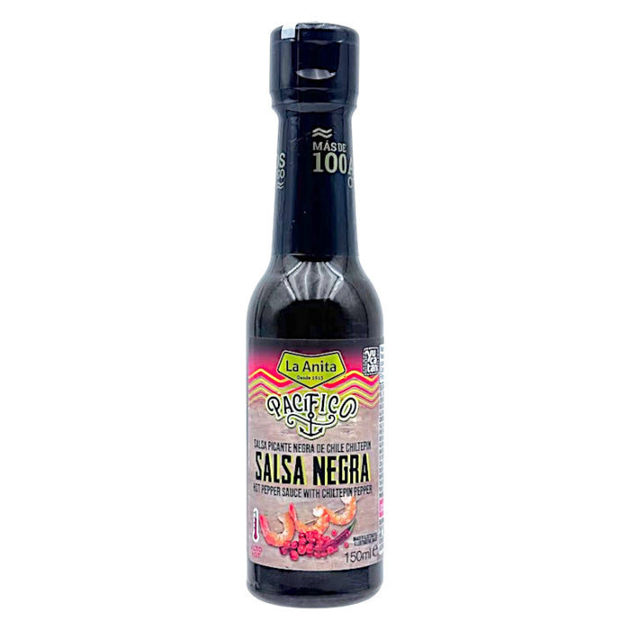SALPIC LA ANITA 150 ML NEGRA CHILE CHILTEPIN | 12 x 150ml