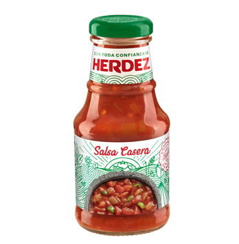 SALSA HERDEZ 453 GR SALSA CASERA GLASS