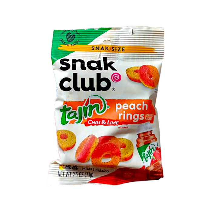CANDY SNAK CLUB 71 GR TAJIN PEACH RINGS