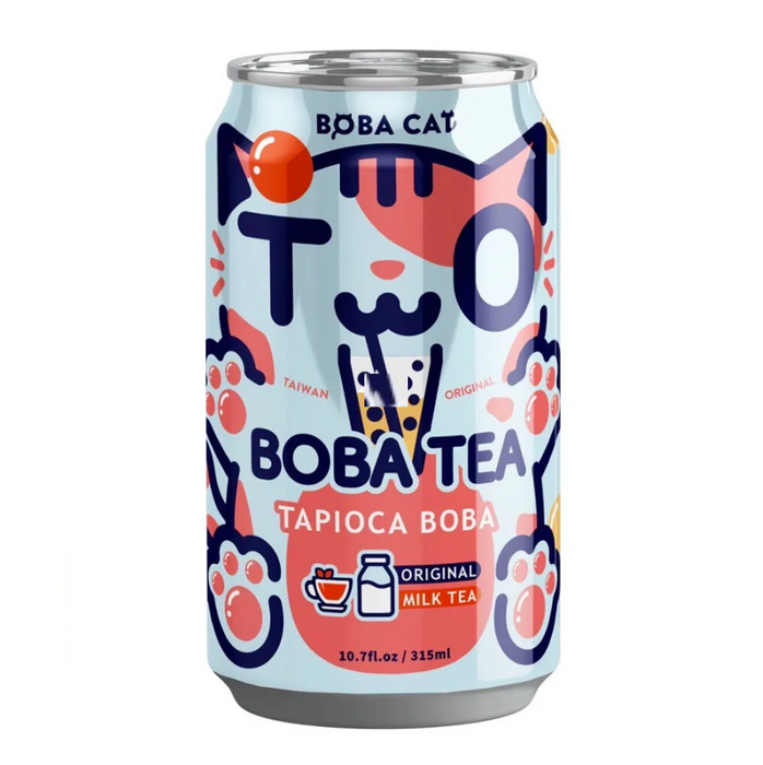 BEVER BOBA CAT 315 ML ORIGINAL MILK TEA | 24 x 315ml