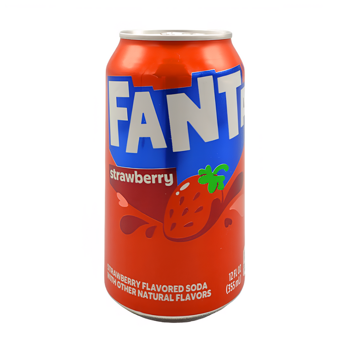 BEVER FANTA 355 ML STRAWBERRY CAN