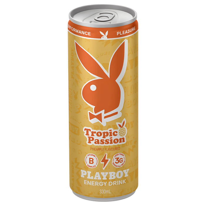 BEVER PLAYBOY 330 ML TROPIC PASSION