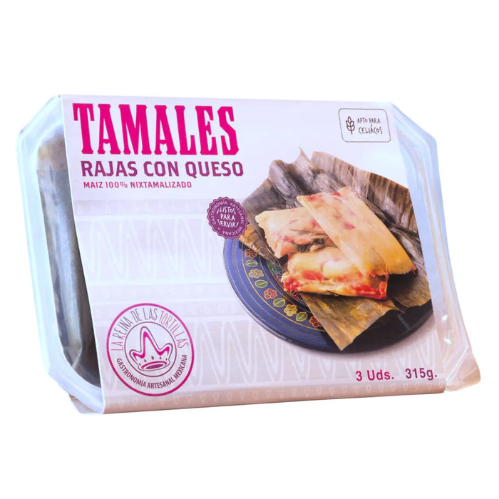 XPROD LA REINA 315 GR TAMALES RAJAS CON QUESO