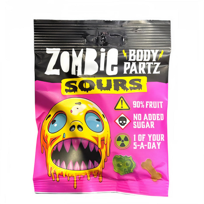 CANDY ZOMBIE 12 x 35 GR VARIETY PACK BODY PARTZ GUMMIES
