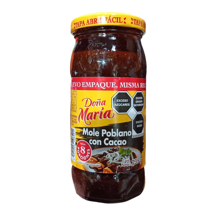 MOLEP DONA MARIA 235 GR MOLE POBLANO CHOCOLATE PASTA VASO
