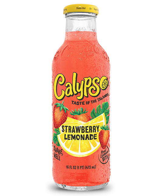 BEVER CALYPSO 473 ML LEMONADE STRAWBERRY (PFAND)