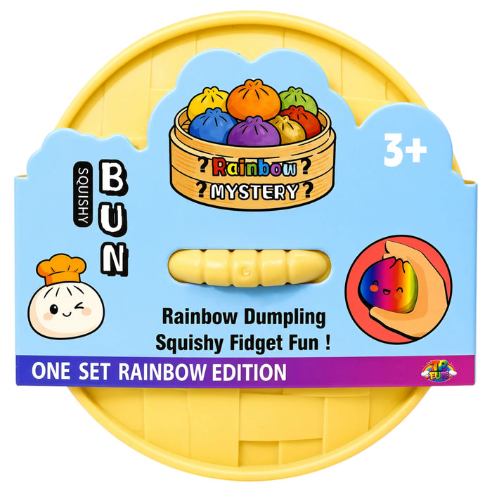 PLAYS SQUISHY BUN 12 UN DUMPLING RAINBOW EDITION