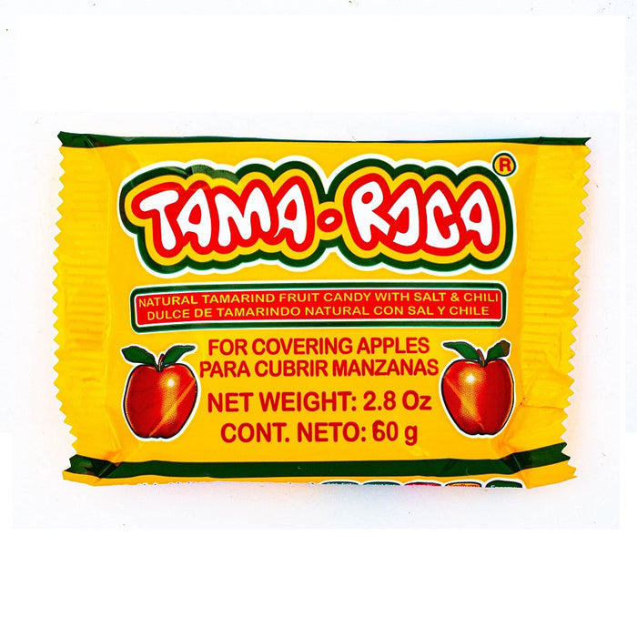CANDY TAMA ROCA 10 x 60 GR CUBIERTA PARA MANZANAS TAMARINDO