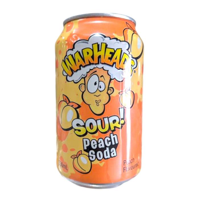 XPROD WARHEADS 330 ML SOUR SODA PEACH (PFAND)