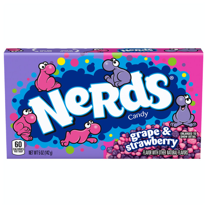 CANDY NERDS 142 GR TRAUBEN-ERDBEERE THEATERBOX