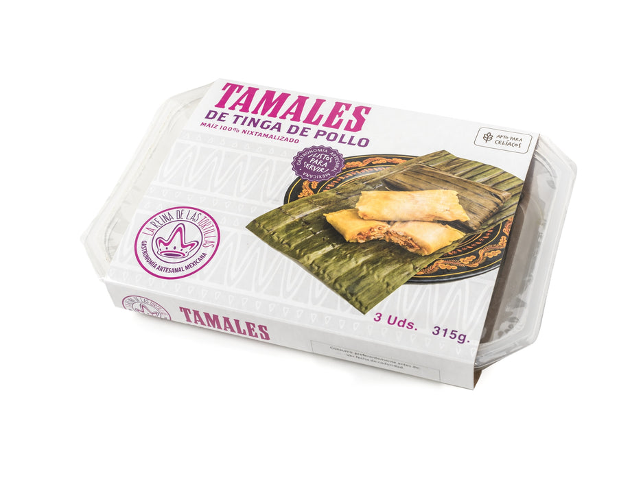 XPROD LA REINA 315 GR TAMALES TINGA DE POLLO