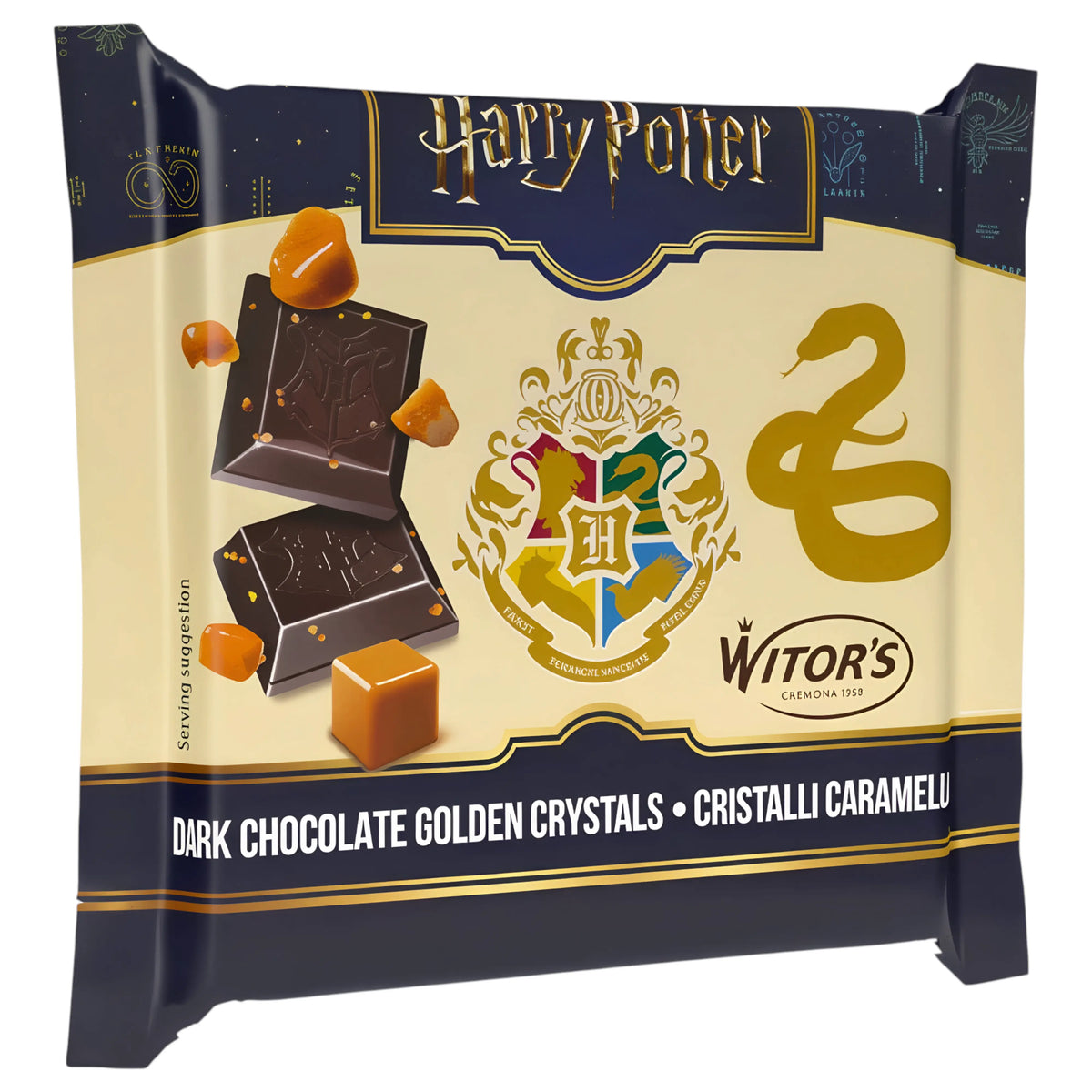 CANDY HARRY POTTER 40 GR DARK CHOCOLATE GOLDEN CRYSTAL