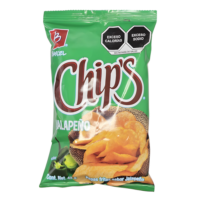 SNACK CHIPS 42 GR JALAPENO