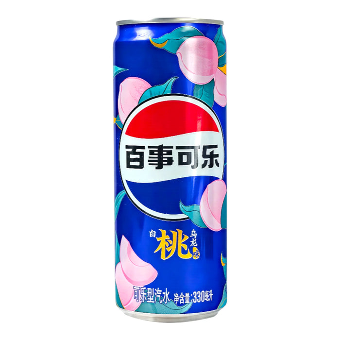 BEVER PEPSI 330 ML WHITE PEACH OOLONG ASIAN (12 UN) | 12 x 330ml