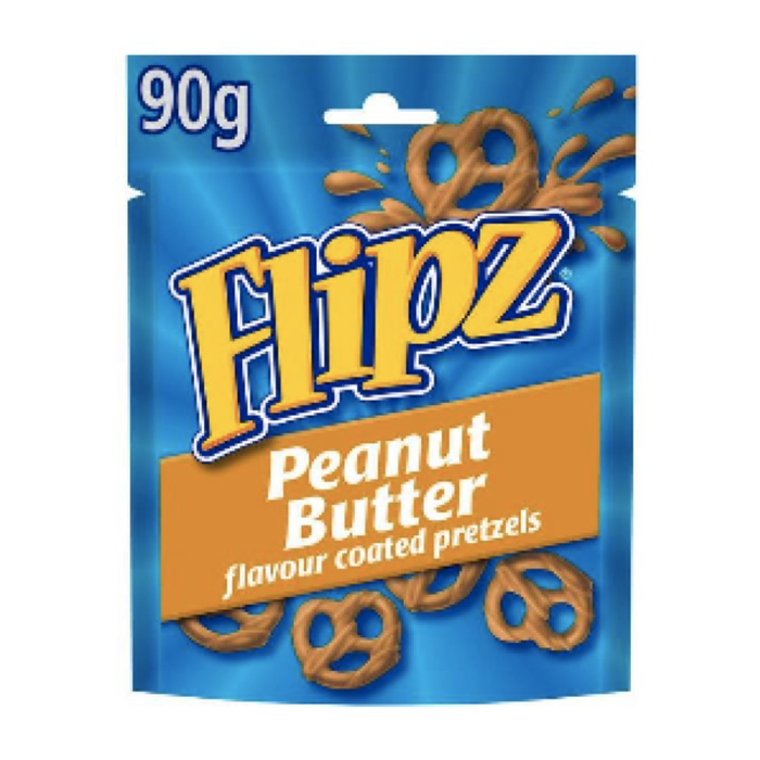 SNACK FLIPZ 90 GR PEANUT BUTTER PRETZELS