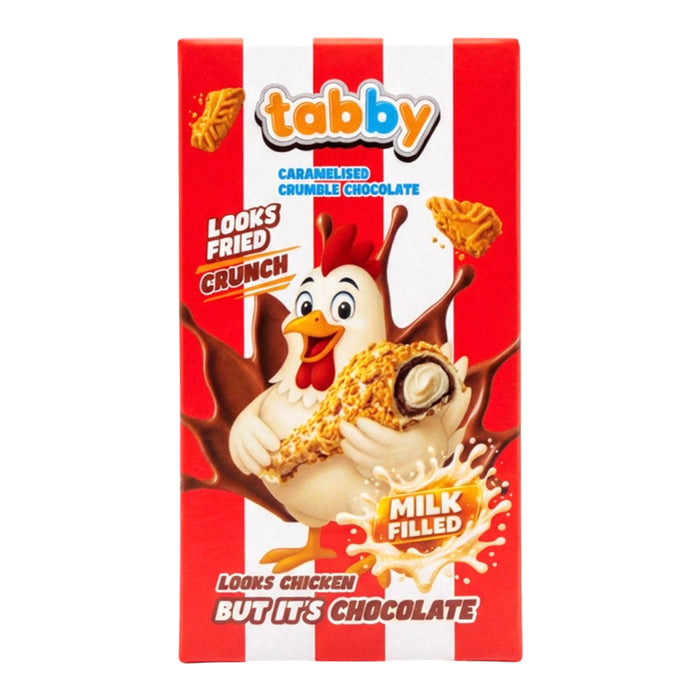 CANDY TABBY 12 x 50 GR CRUNCHY CHOCOLATE (12 UN)