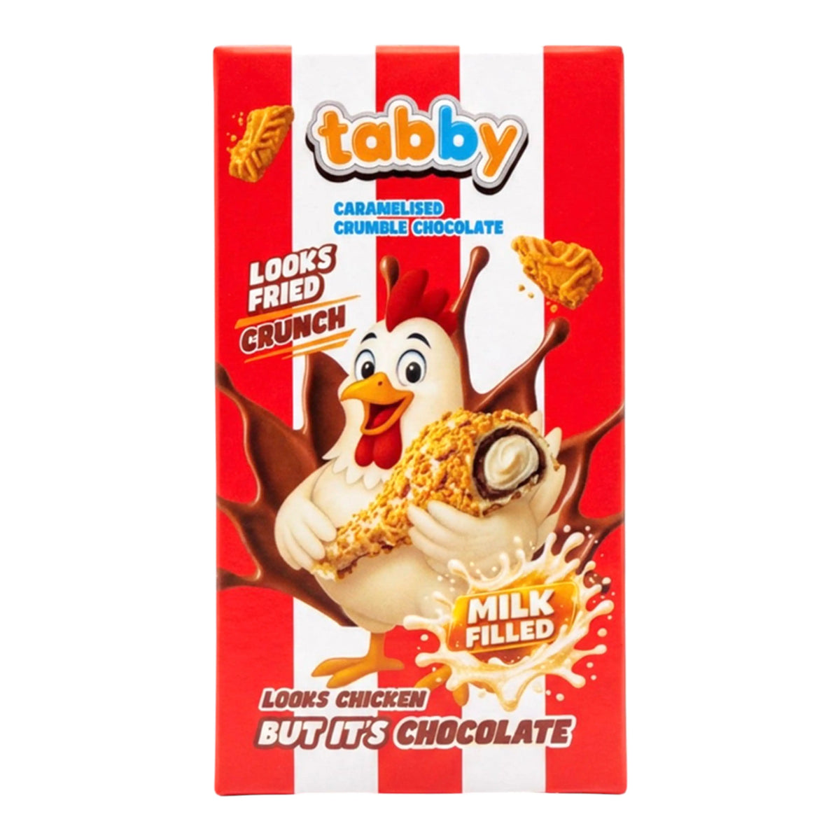 CANDY TABBY 12 x 50 GR CRUNCHY CHOCOLATE (12 UN)
