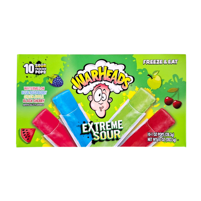 Warheads Freezer Pops 10 x 28,3 g