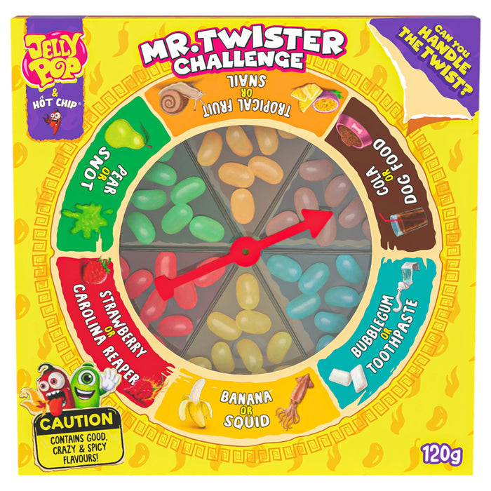 CANDY HOT CHIP 120 GR MR TWISTER ROULETTE (12 UN)