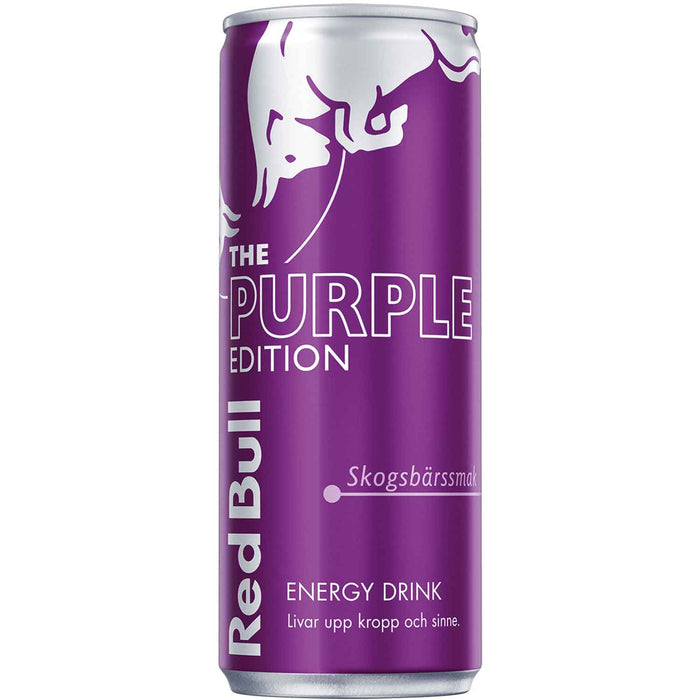 BEBIDA RED BULL 250 ML THE PURPLE SKOGBARSSMAK