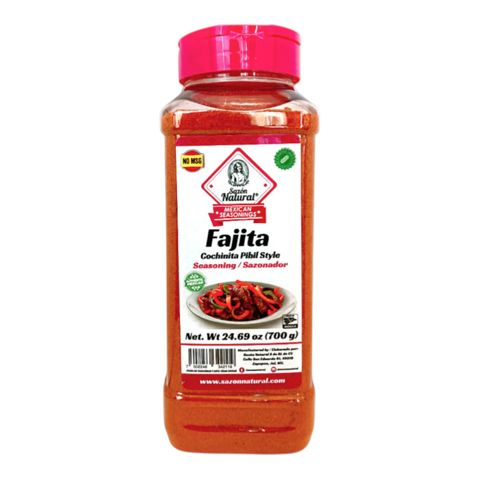 SAZON NATURAL 700 GR PARA FAJITA COCHINITA PIBIL