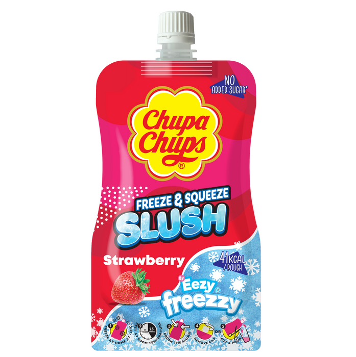 BEVER CHUPA CHUPS 12 x 250 ML STRAWBERRY SLUSH