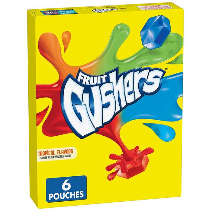 CARAMELOS FRUTA GUSHER 6 x 23 GR TROPICALES