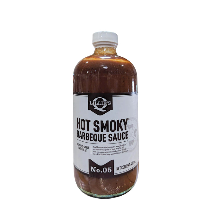 SAUCE LILLIES Q 470 ML SCHARFE RAUCH-BBQ-SAUCE