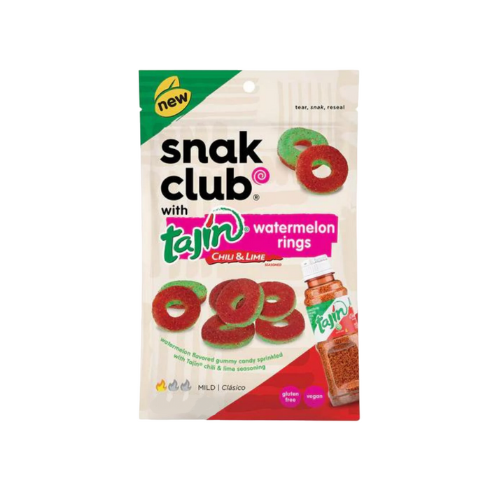 CANDY SNAK CLUB 64 GR TAJIN WATERMELON RINGS