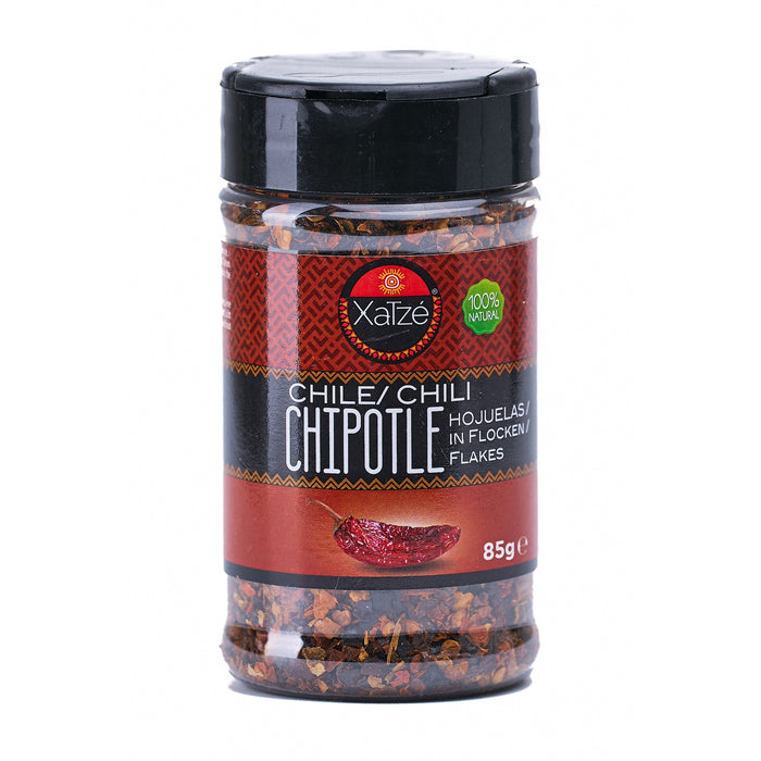 CHILE XATZE 85 GR CHILE CHIPOTLE HOJUELAS