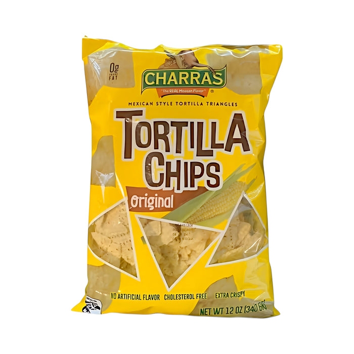 TOTOP CHARRAS 340 GR TORTILLA CHIPS ORIGINAL (6 UN) | 6 x 340g