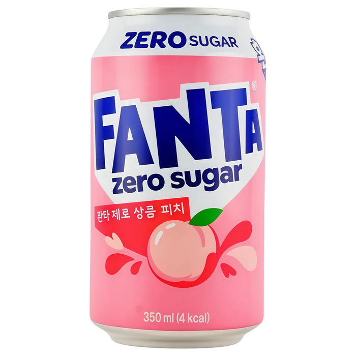 BEVER FANTA 350 ML ZERO WHITE PEACH