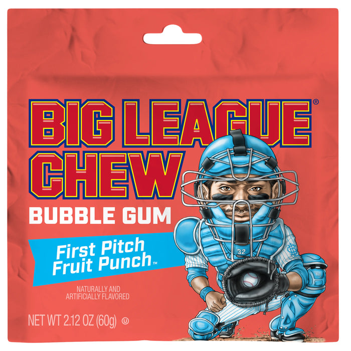 CANDY BIG LEAGUE 12 x 60 GR CHEW FRUIT PUNCH