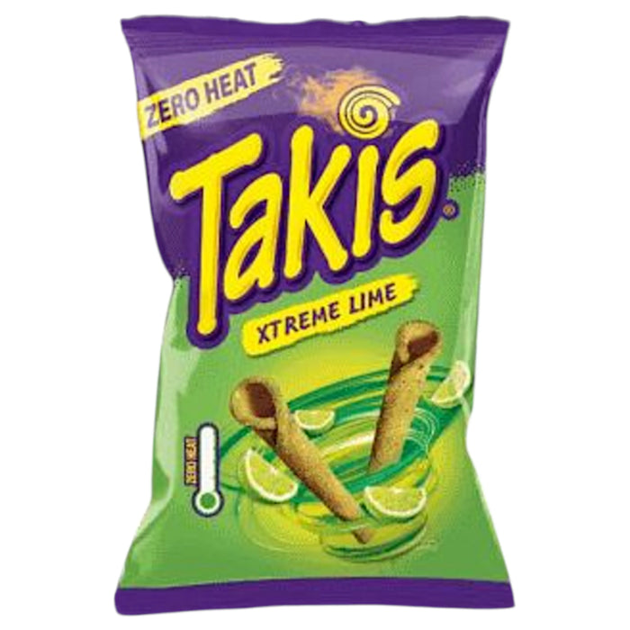 SNACK TAKIS 92 GR XTREME LIME (USA) | 20 x 92g