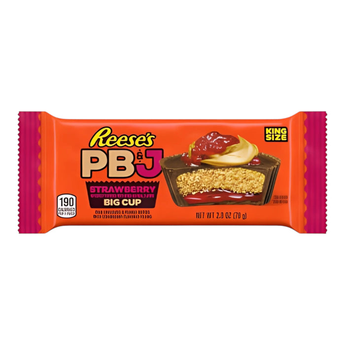 REESES® 16 x 79 g Erdnussbutter &amp; Marmelade Erdbeere King Size