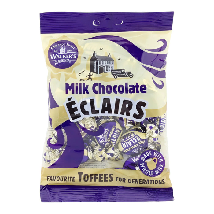 CANDY WALKER'S NOUNSUCH 150 GR MILK CHOCOLATE ECLAIRS | 12 x 150g