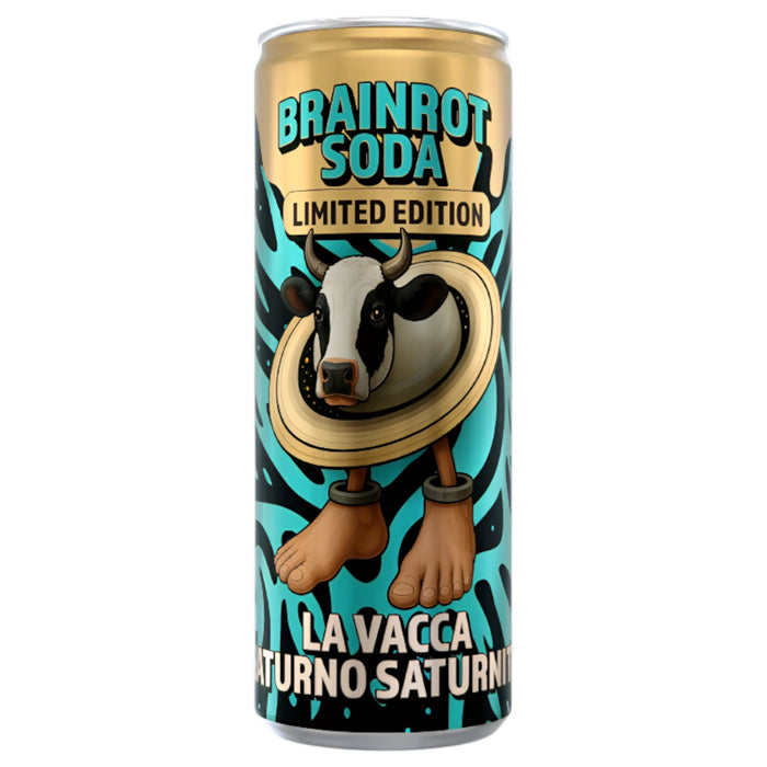 BEVER BRAINROT 250 ML SODA LA VACCA SATURNO SATURNITO | 24 x 250ml