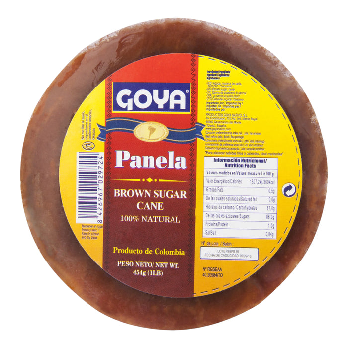 POSTR GOYA 454 GR PANELA BROWN SUGAR CANE