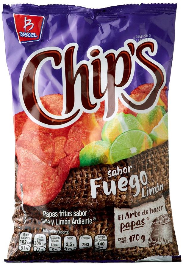PATATAS FRITAS SNACK 170 GR FUEGO
