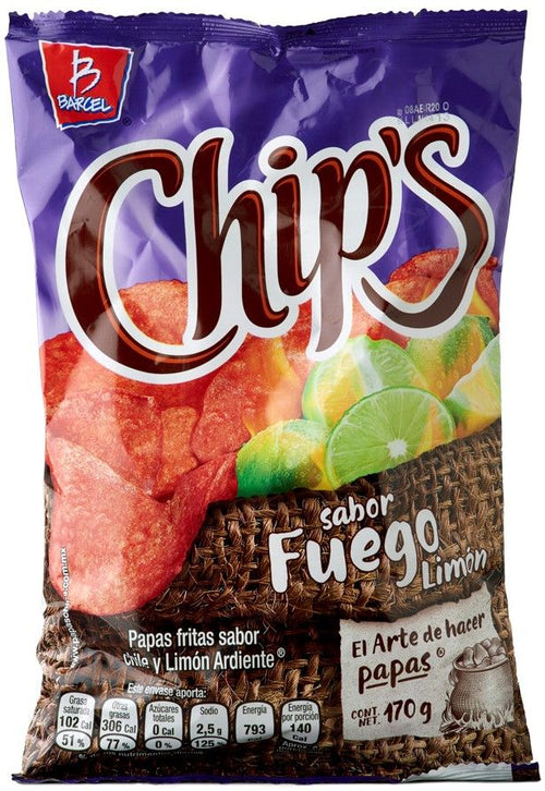 SNACK CHIPS 170 GR FUEGO