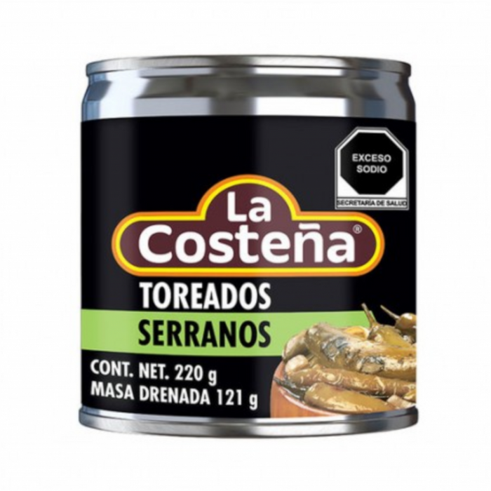 CHILE COSTENA 220 GR SERRANOS TOREADOS