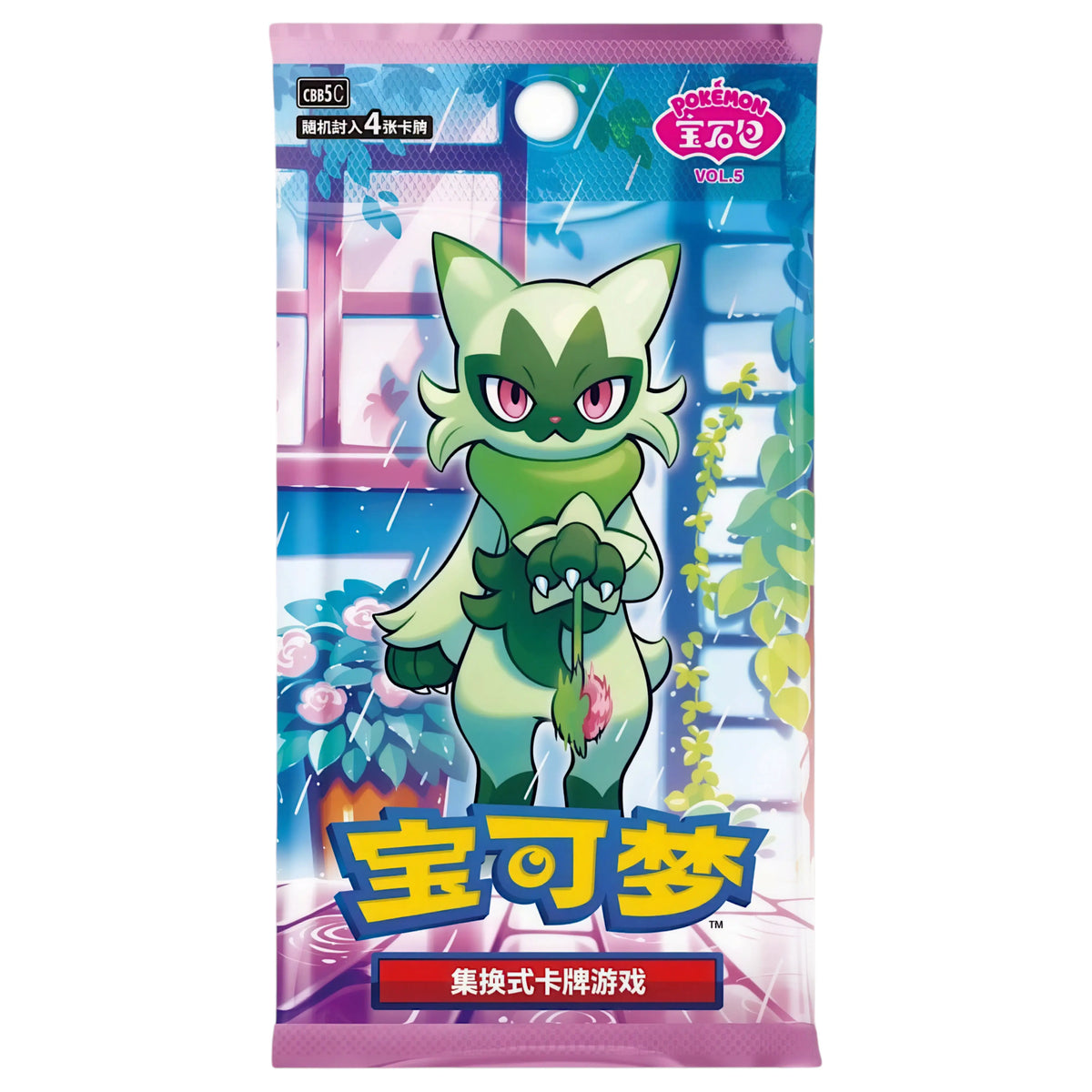 CARDS POKEMON 18 x 4 UN GEM PACK VOL. 5 (CHINESE)