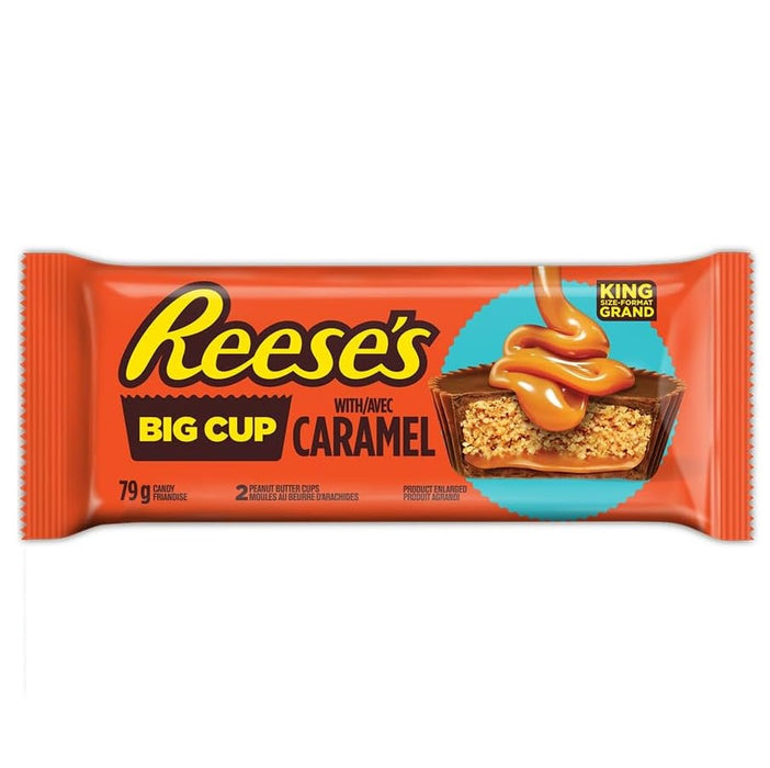 SÜSSIGKEITEN REESES 16 x 79 GR KARAMELL GROSSER BECHER