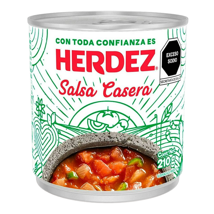 SALSA HERDEZ 210 GR SALSA CASERA
