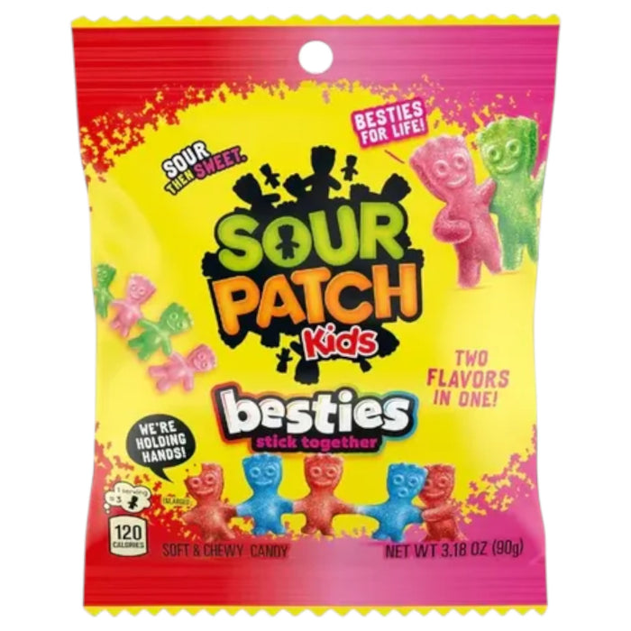 CANDY SOUR PATCH KIDS 90 GR BESTIES ASSORTED