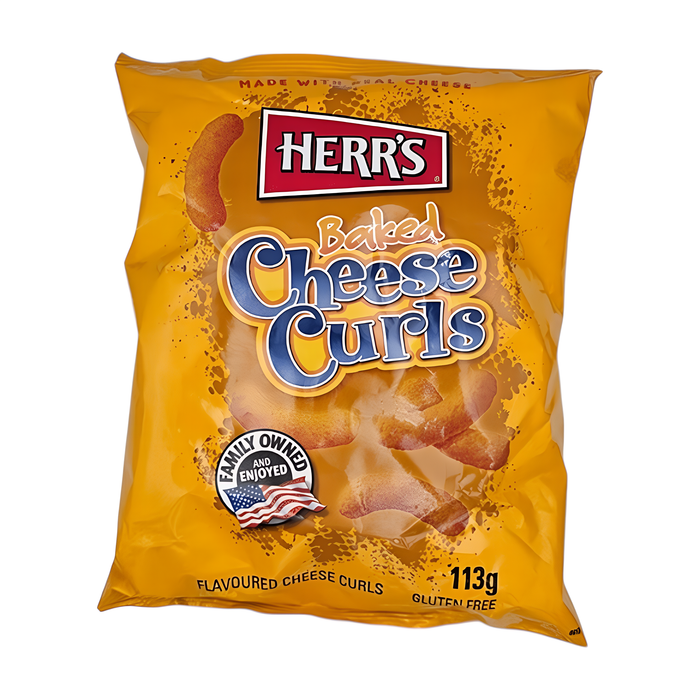 SNACK HERRS 113 GR BAKED CHEESE CURLS