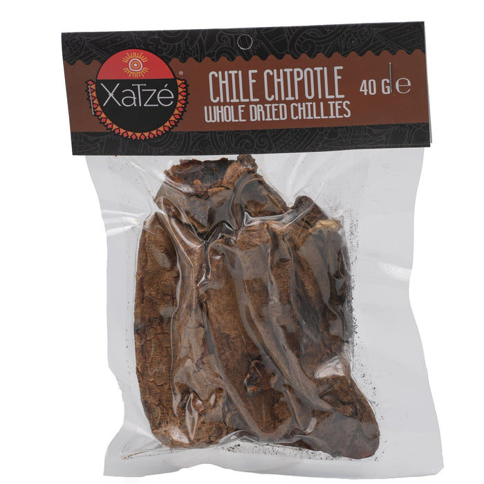 CHILE XATZE 40 GR SECO RETAIL CHIPOTLE MECO VACIO (10 UN)