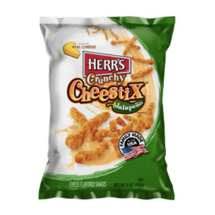 SNACK HERRS 227 GR PALITOS DE QUESO JALAPEÑO